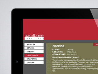 Backbone Furniture – Website